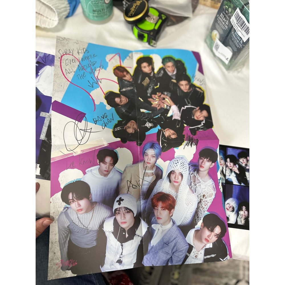 Stray Kid ROCK-STAR 8th Mini Album Limited Star Version Inclusions Set Excellent - Picture 10 of 11